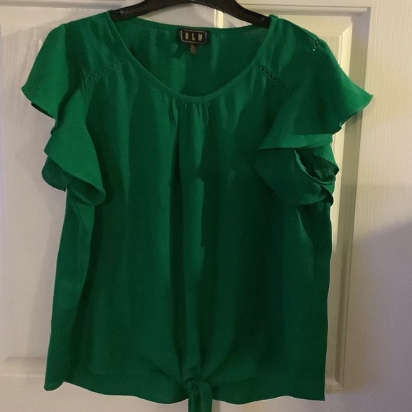 OLM Tops - OLM Brand blouse, beautiful green color, size XL